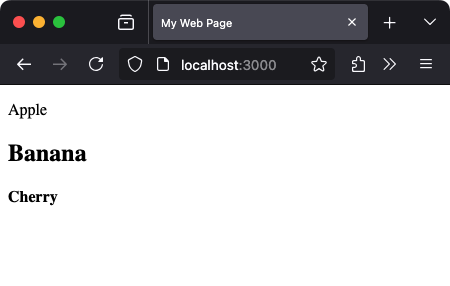 HTML Tags and Elements
